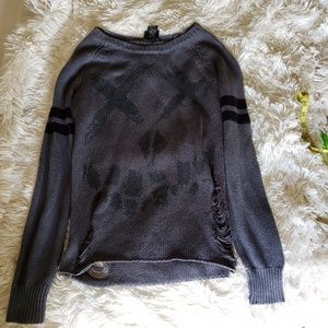 Suicide Squad Hot Topic Logo Sweater small